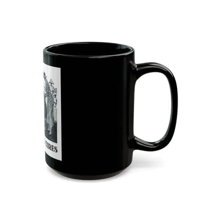 Fisk Cord Tires, Collier's, June 14, 1919 - Black Coffee Mug - Go Mug Yourself