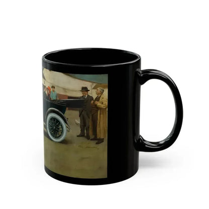Fisk Tire Company, advertising illustration, 1915 - Black Coffee Mug - Go Mug Yourself