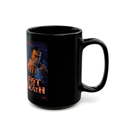 FIST OF DEATH (VHS COVER) - Black Coffee Mug-Go Mug Yourself