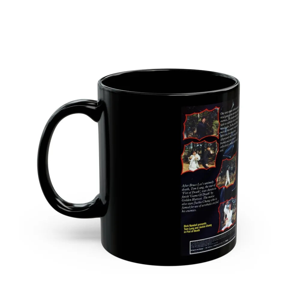 FIST OF DEATH (VHS COVER) - Black Coffee Mug-Go Mug Yourself