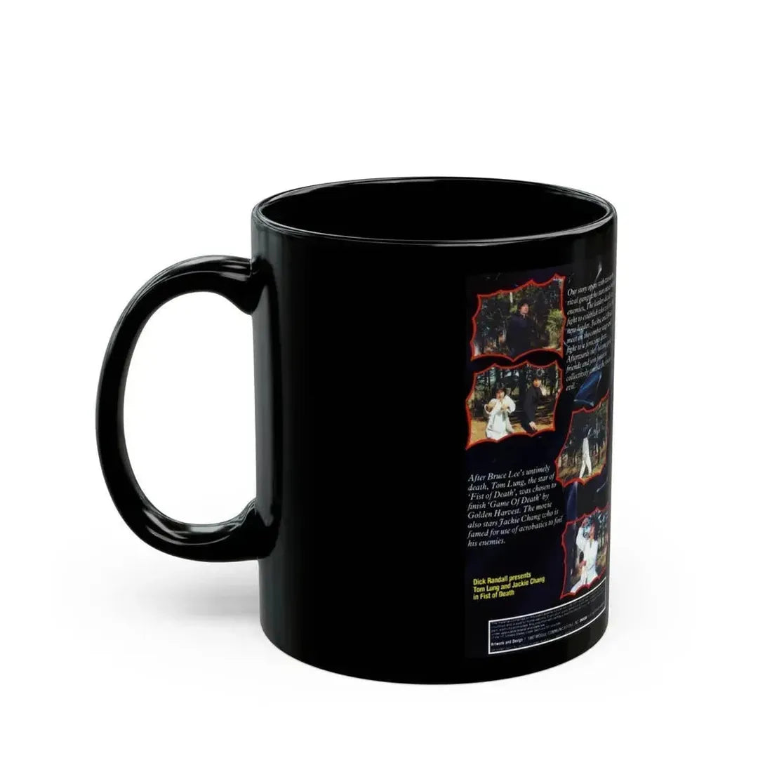 FIST OF DEATH (VHS COVER) - Black Coffee Mug - Go Mug Yourself