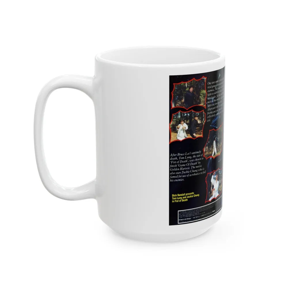 FIST OF DEATH (VHS COVER) - White Coffee Mug-Go Mug Yourself