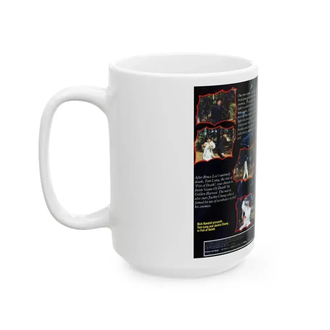 FIST OF DEATH (VHS COVER) - White Coffee Mug - Go Mug Yourself