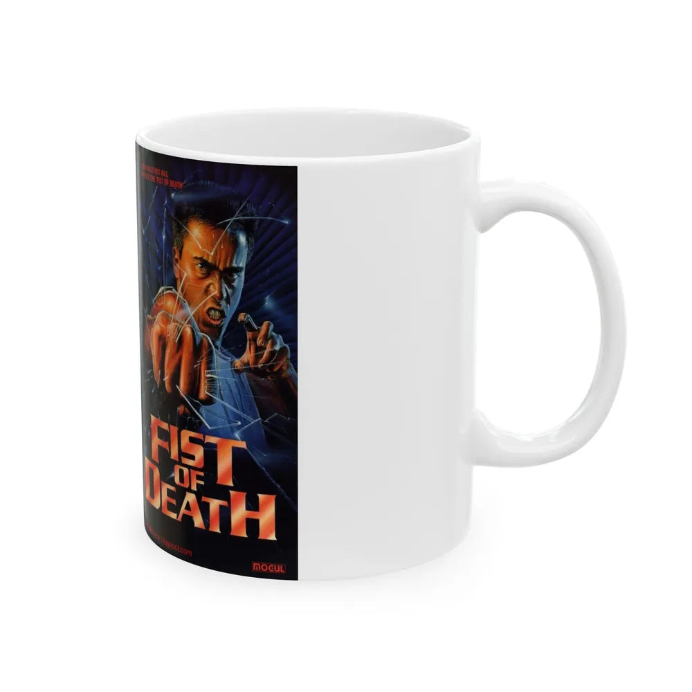 FIST OF DEATH (VHS COVER) - White Coffee Mug-Go Mug Yourself