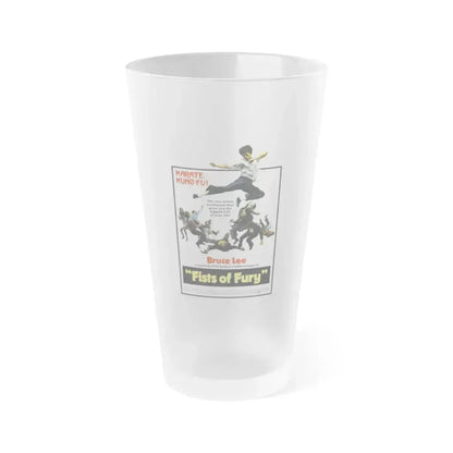 FIST OF FURY (3) 1972 Movie Poster - Frosted Pint Glass 16oz 16oz Frosted - Go Mug Yourself