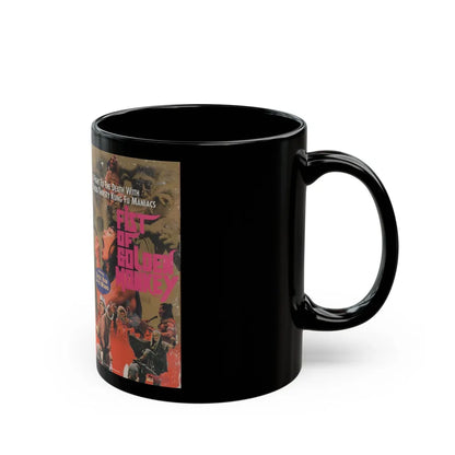 FIST OF THE GOLDEN MONKEY (VHS COVER) - Black Coffee Mug-Go Mug Yourself