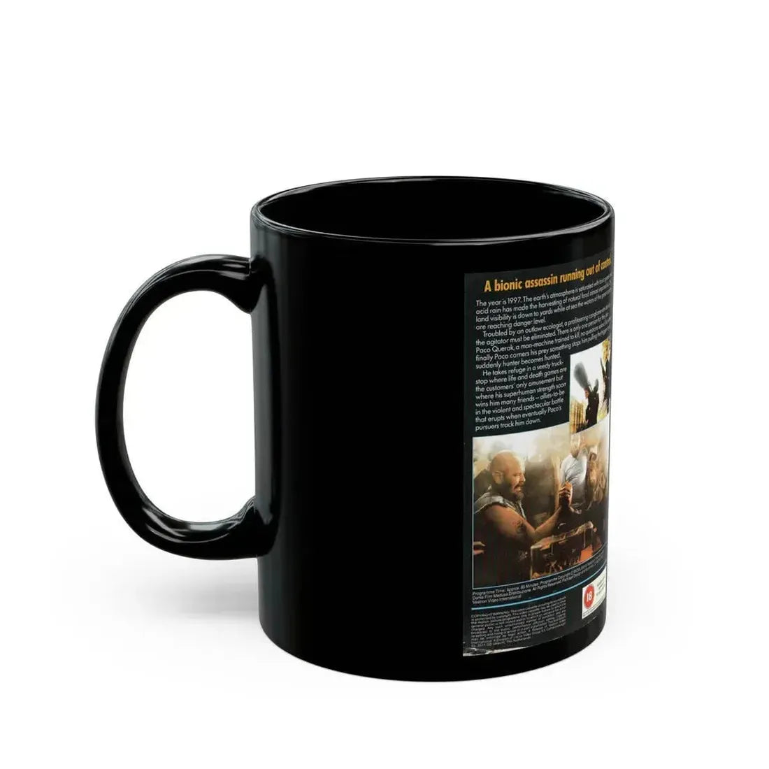 FISTS OF STEEL (VHS COVER) - Black Coffee Mug - Go Mug Yourself