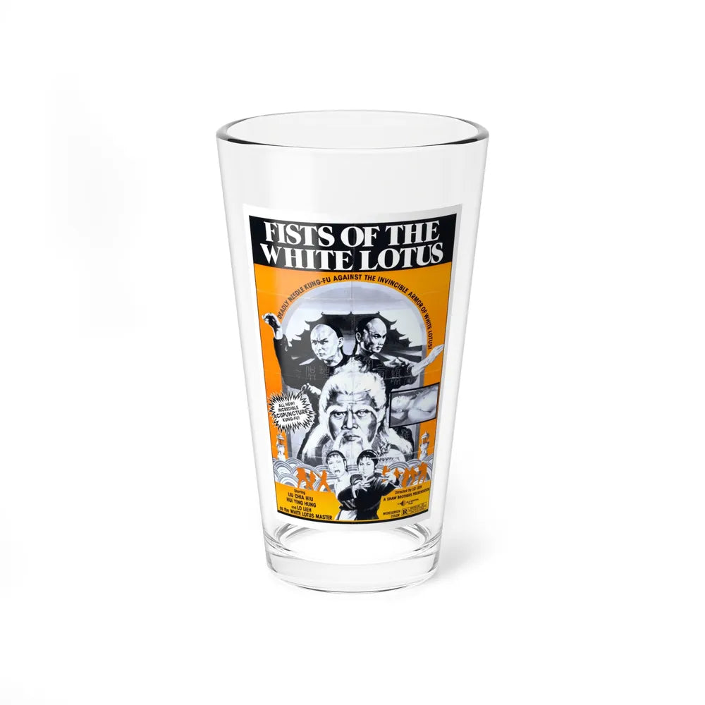 FISTS OF THE WHITE LOTUS 1980 Movie Poster - Pint Glass 16oz-16oz-Go Mug Yourself