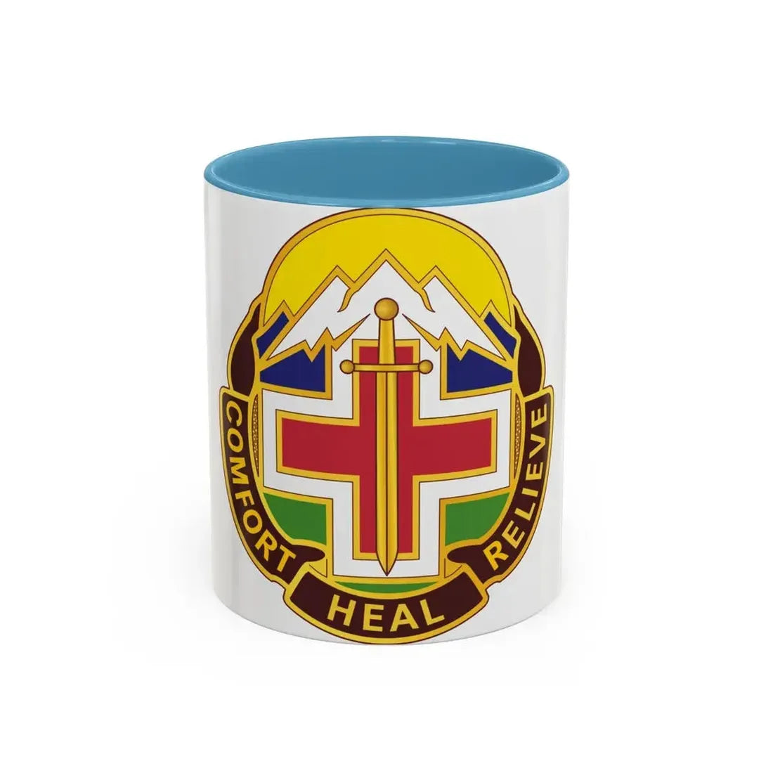 Fitzsimons Medical Center (U.S. Army) Accent Coffee Mug 11oz Light Blue - Go Mug Yourself