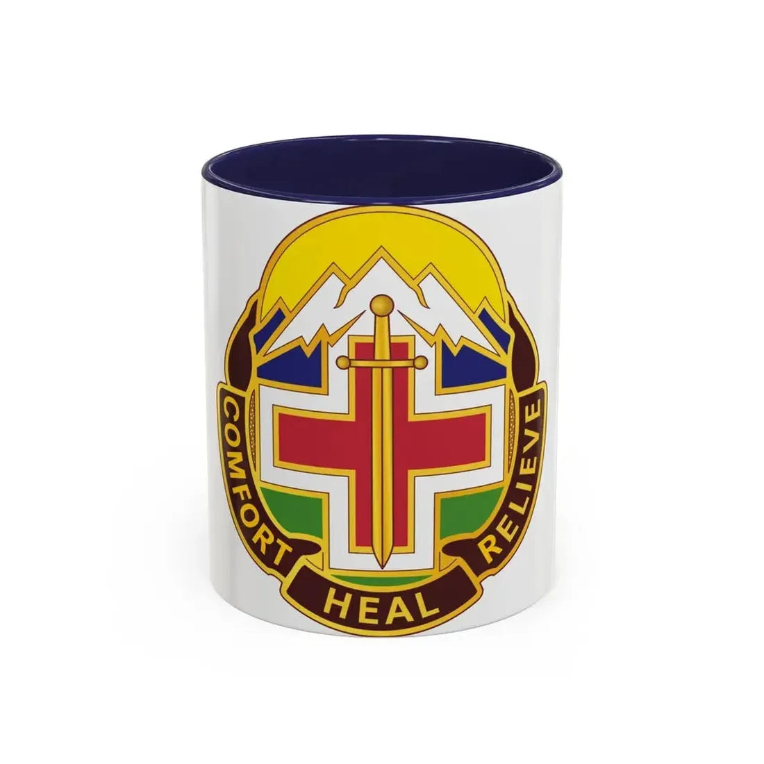 Fitzsimons Medical Center (U.S. Army) Accent Coffee Mug 11oz Navy - Go Mug Yourself