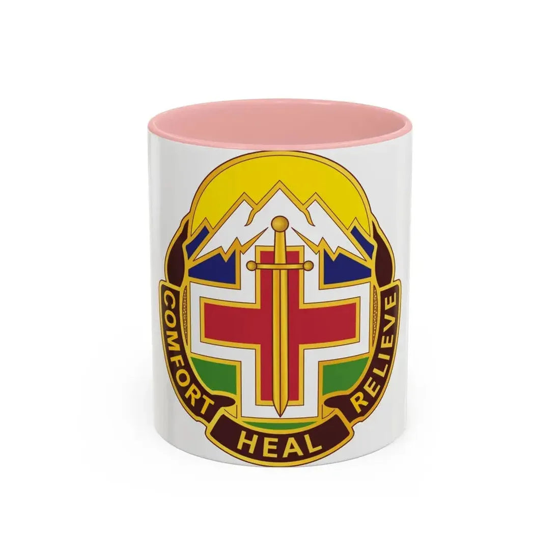 Fitzsimons Medical Center (U.S. Army) Accent Coffee Mug 11oz Pink - Go Mug Yourself