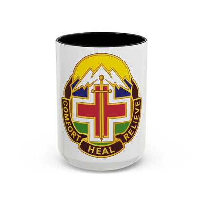 Fitzsimons Medical Center (U.S. Army) Accent Coffee Mug 15oz Black - Go Mug Yourself