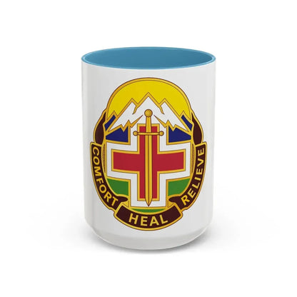 Fitzsimons Medical Center (U.S. Army) Accent Coffee Mug 15oz Light Blue - Go Mug Yourself