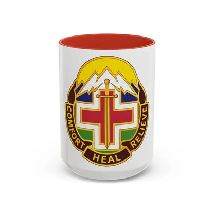 Fitzsimons Medical Center (U.S. Army) Accent Coffee Mug 15oz Red - Go Mug Yourself