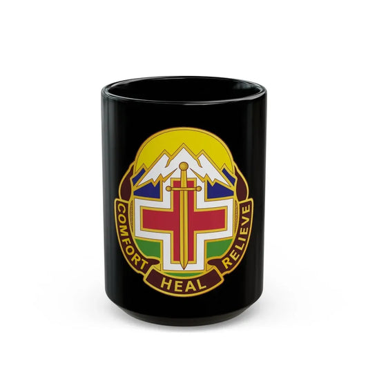 Fitzsimons Medical Center (U.S. Army) Black Coffee Mug 15oz - Go Mug Yourself