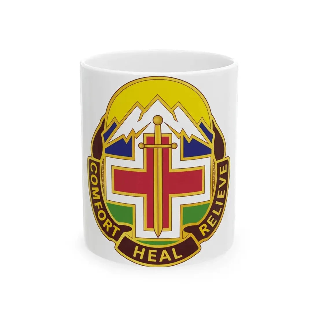 Fitzsimons Medical Center (U.S. Army) White Coffee Mug 11oz - Go Mug Yourself