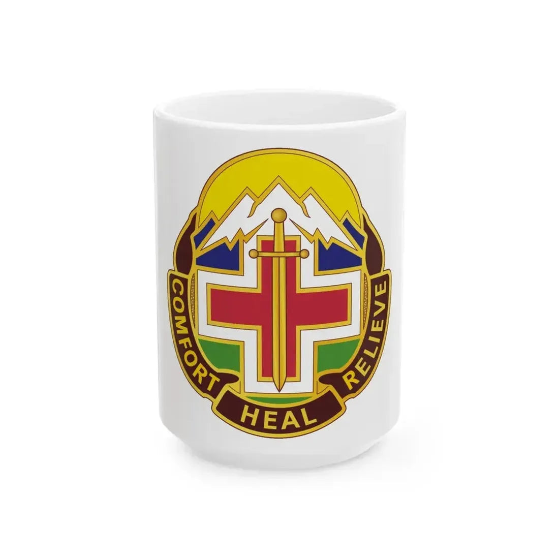 Fitzsimons Medical Center (U.S. Army) White Coffee Mug 15oz - Go Mug Yourself