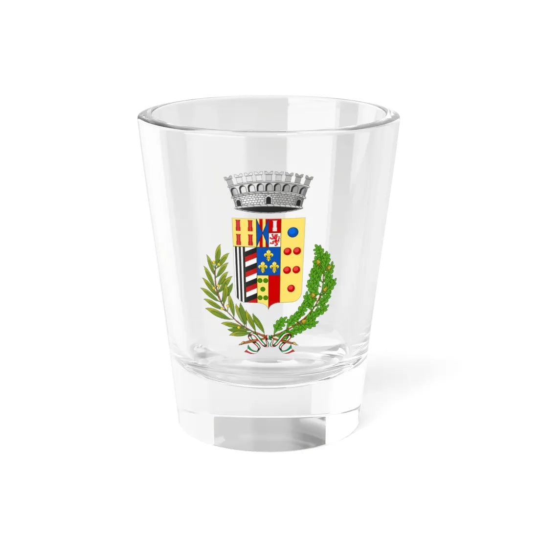 Fiumedinisi-Stemma (Italy) (Coat of Arms) Shot Glass 1.5oz 1.5oz - Go Mug Yourself