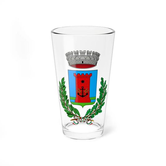Fiumicino-Stemma (Italy) (Coat of Arms) Pint Glass 16oz 16oz - Go Mug Yourself