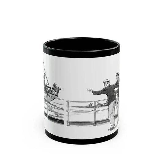 Five Days (1), Liberty magazine, February 25, 1933 - Black Coffee Mug 11oz - Go Mug Yourself