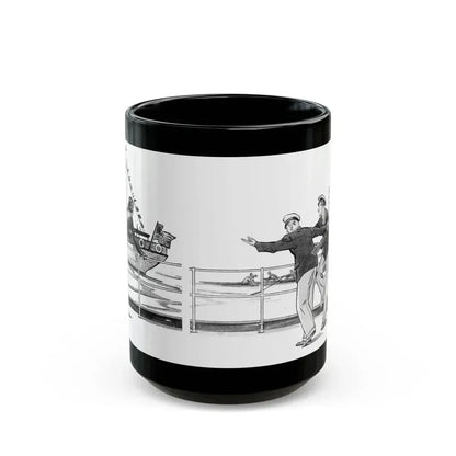 Five Days (1), Liberty magazine, February 25, 1933 - Black Coffee Mug 15oz - Go Mug Yourself