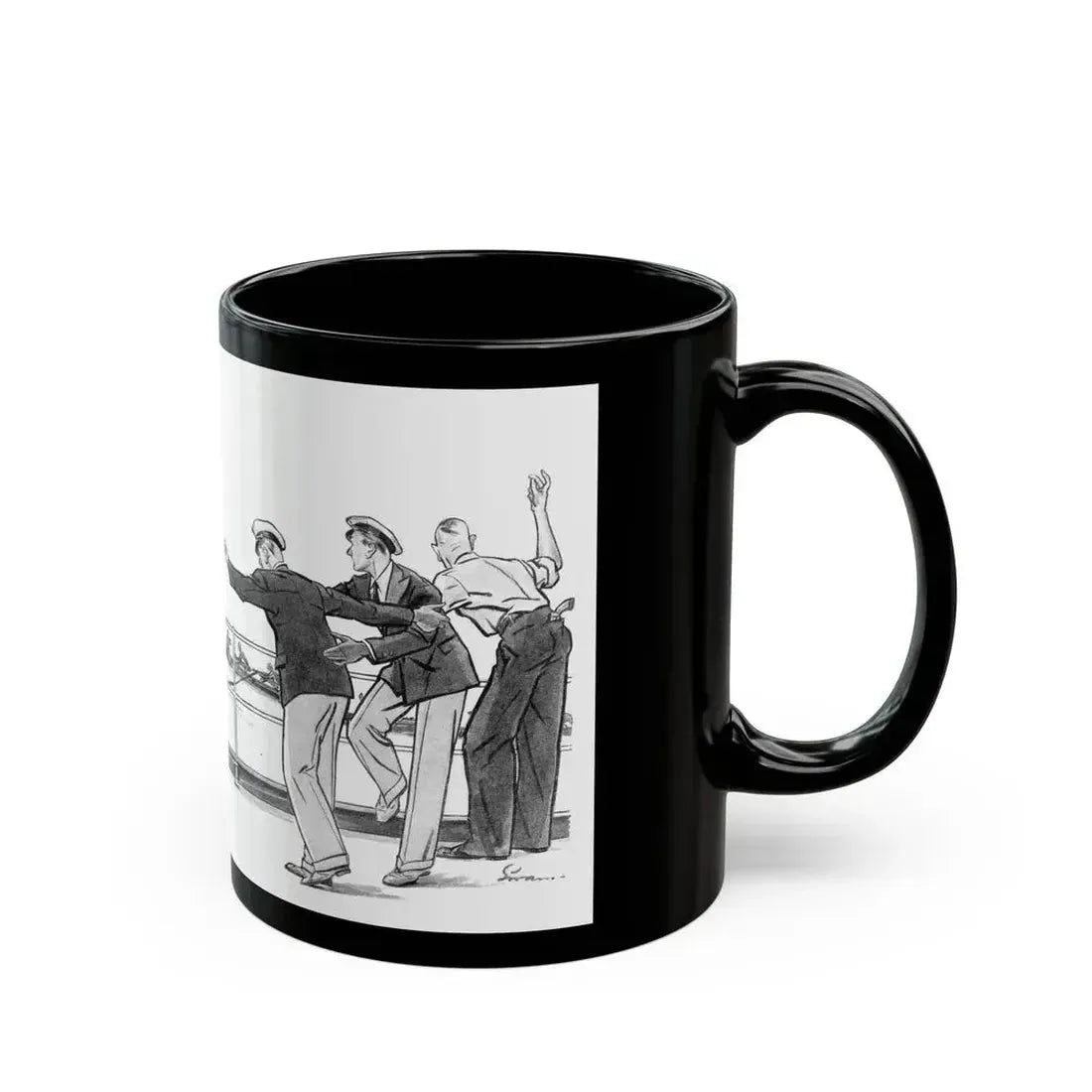 Five Days (1), Liberty magazine, February 25, 1933 - Black Coffee Mug - Go Mug Yourself