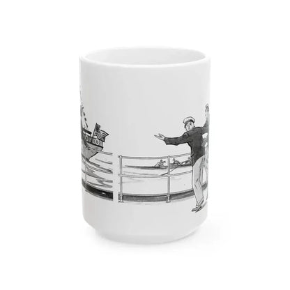 Five Days (1), Liberty magazine, February 25, 1933 - White Coffee Mug 15oz - Go Mug Yourself