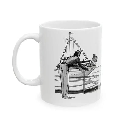 Five Days (1), Liberty magazine, February 25, 1933 - White Coffee Mug - Go Mug Yourself