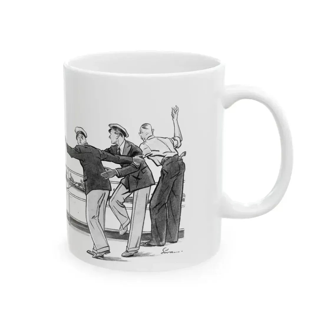 Five Days (1), Liberty magazine, February 25, 1933 - White Coffee Mug - Go Mug Yourself