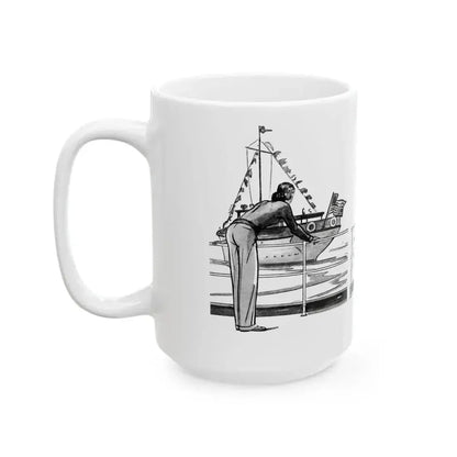 Five Days (1), Liberty magazine, February 25, 1933 - White Coffee Mug - Go Mug Yourself