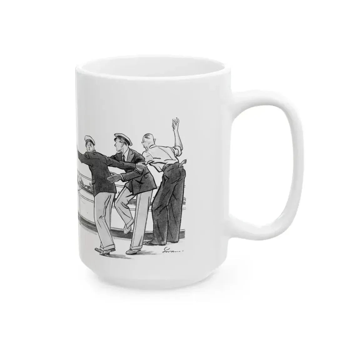 Five Days (1), Liberty magazine, February 25, 1933 - White Coffee Mug - Go Mug Yourself