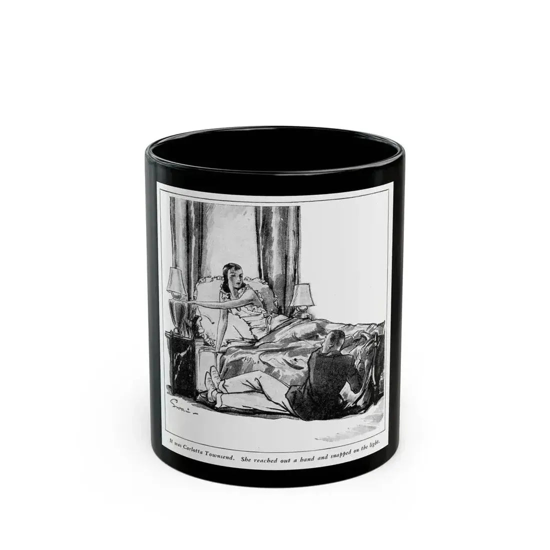 Five Days (2), Liberty magazine, February 25, 1933 - Black Coffee Mug 11oz - Go Mug Yourself