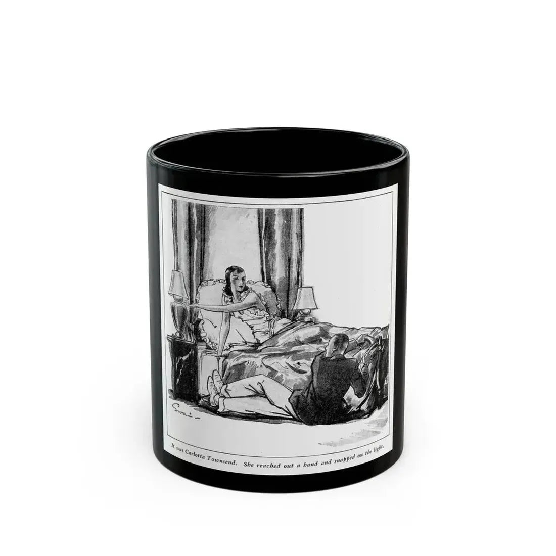 Five Days (2), Liberty magazine, February 25, 1933 - Black Coffee Mug 11oz - Go Mug Yourself