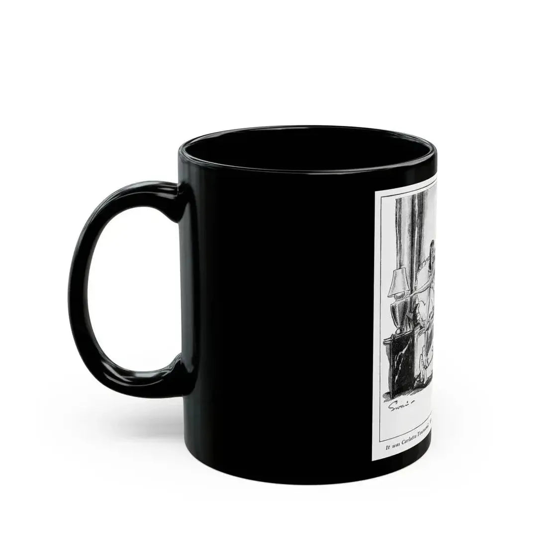 Five Days (2), Liberty magazine, February 25, 1933 - Black Coffee Mug - Go Mug Yourself