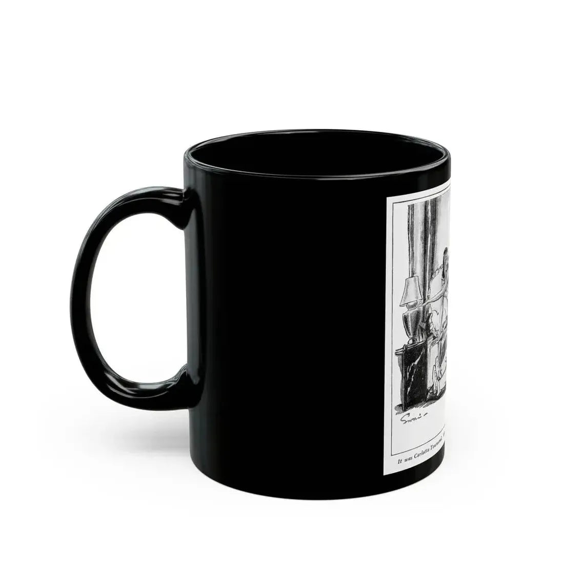 Five Days (2), Liberty magazine, February 25, 1933 - Black Coffee Mug - Go Mug Yourself