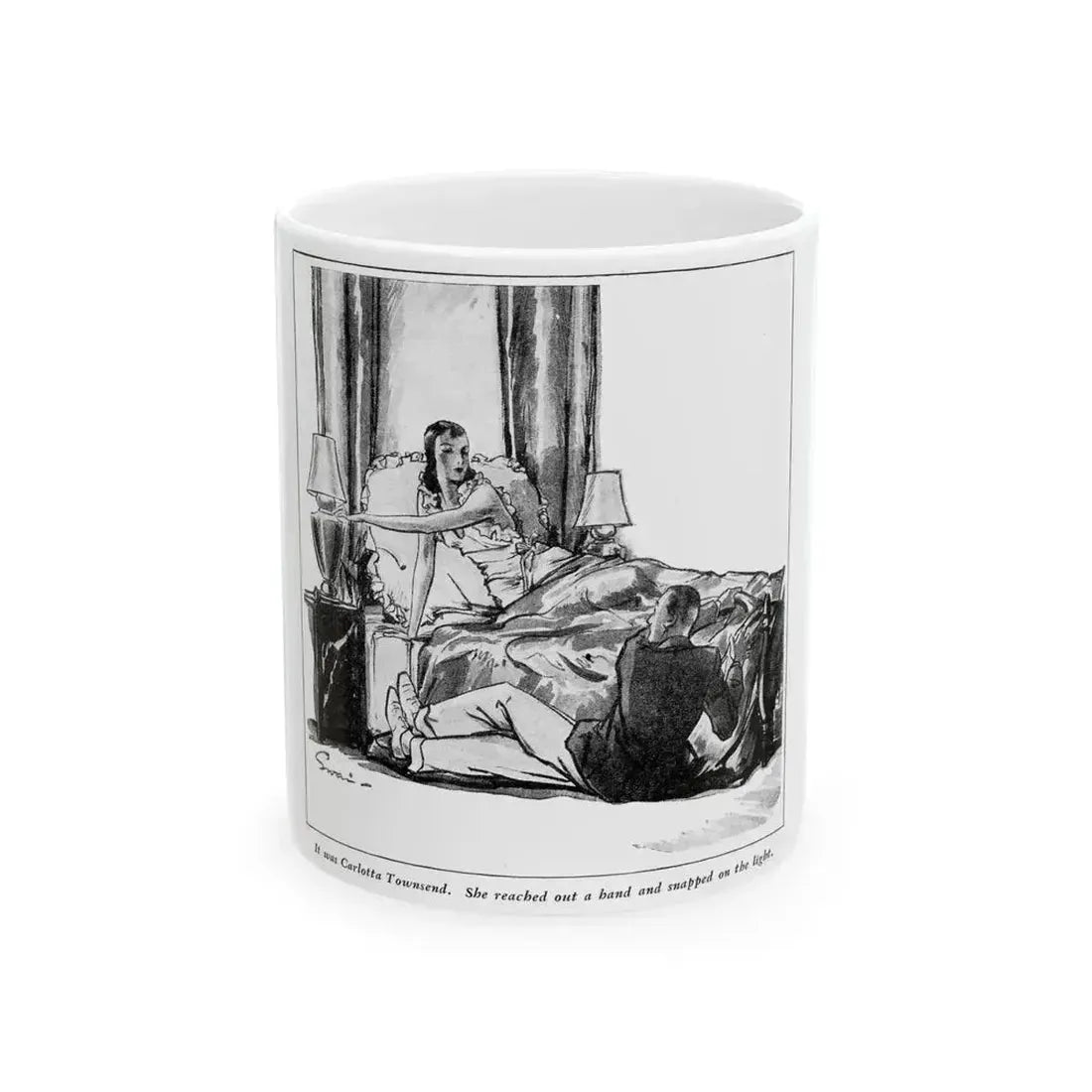 Five Days (2), Liberty magazine, February 25, 1933 - White Coffee Mug 11oz - Go Mug Yourself
