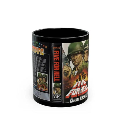 FIVE FOR HELL (VHS COVER) - Black Coffee Mug 11oz - Go Mug Yourself