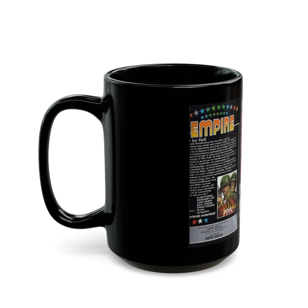 FIVE FOR HELL (VHS COVER) - Black Coffee Mug-Go Mug Yourself