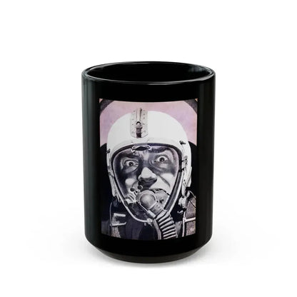 Five Seconds To Death, Bluebook Magazine, January 1955 - Black Coffee Mug 11oz - Go Mug Yourself
