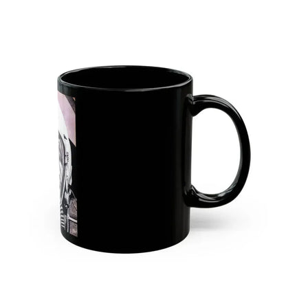 Five Seconds To Death, Bluebook Magazine, January 1955 - Black Coffee Mug - Go Mug Yourself