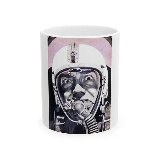 Five Seconds To Death, Bluebook Magazine, January 1955 - White Coffee Mug 11oz - Go Mug Yourself
