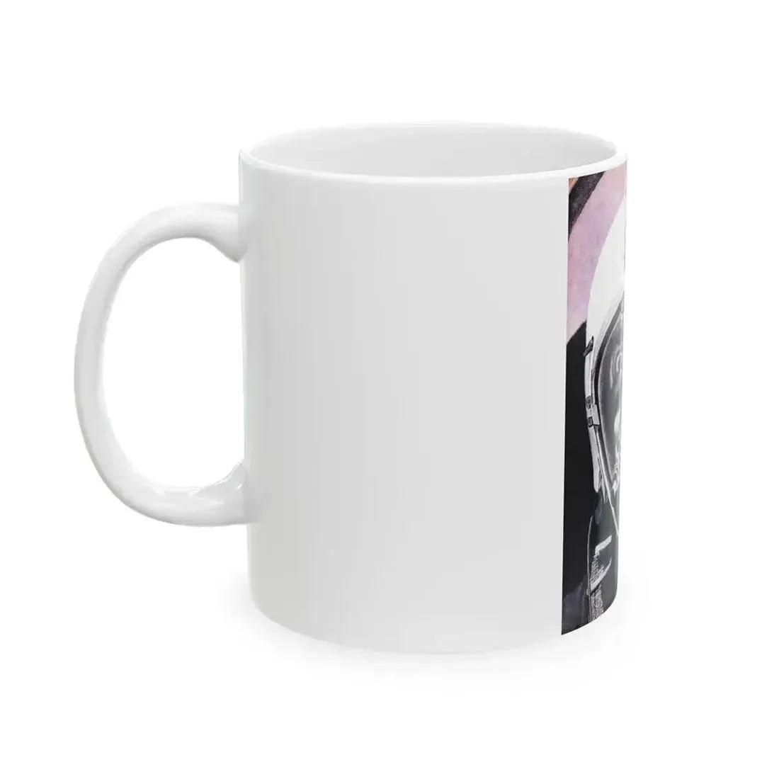 Five Seconds To Death, Bluebook Magazine, January 1955 - White Coffee Mug - Go Mug Yourself