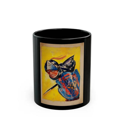 Five story illustrations (4) - Black Coffee Mug 11oz - Go Mug Yourself