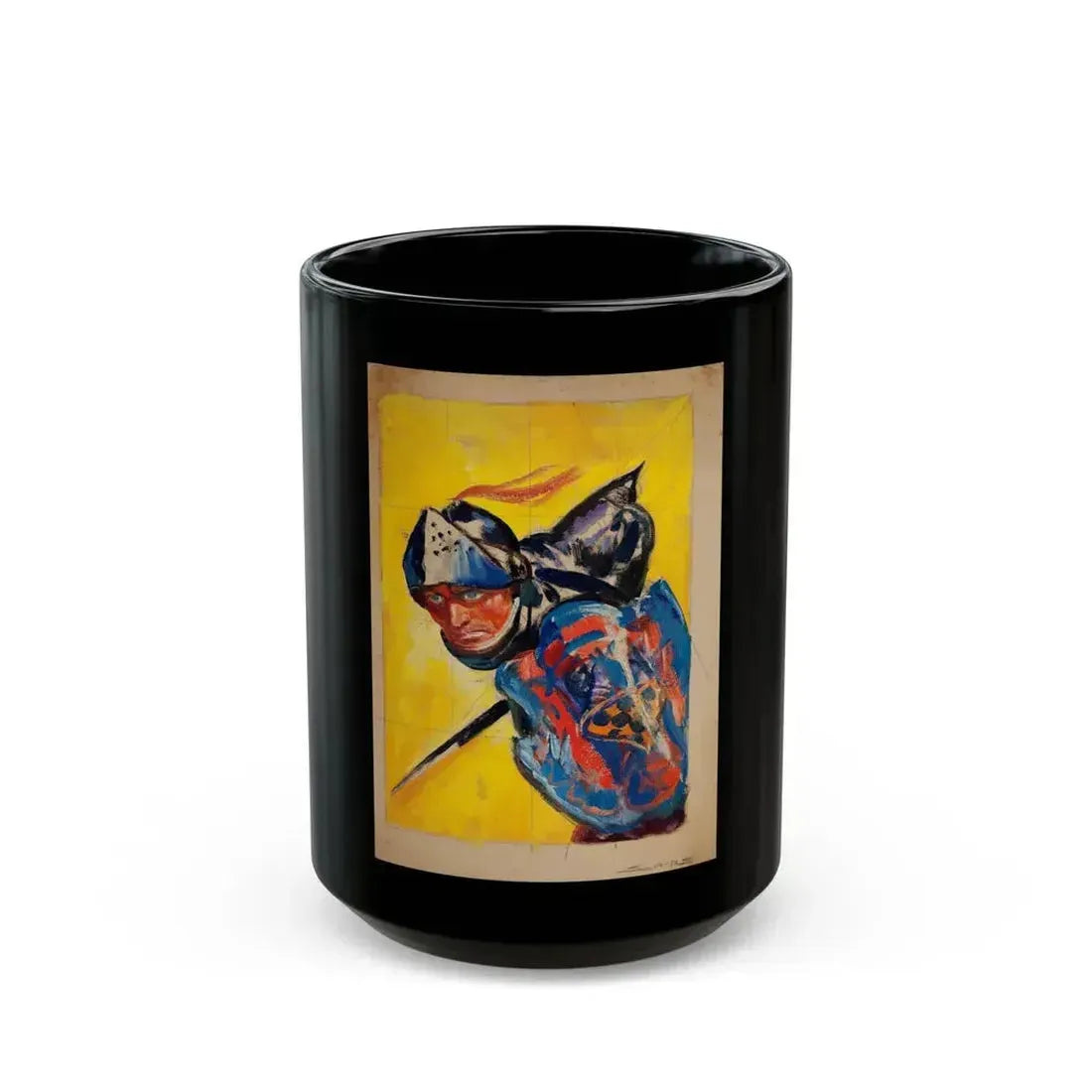 Five story illustrations (4) - Black Coffee Mug 15oz - Go Mug Yourself