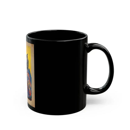 Five story illustrations (4) - Black Coffee Mug - Go Mug Yourself