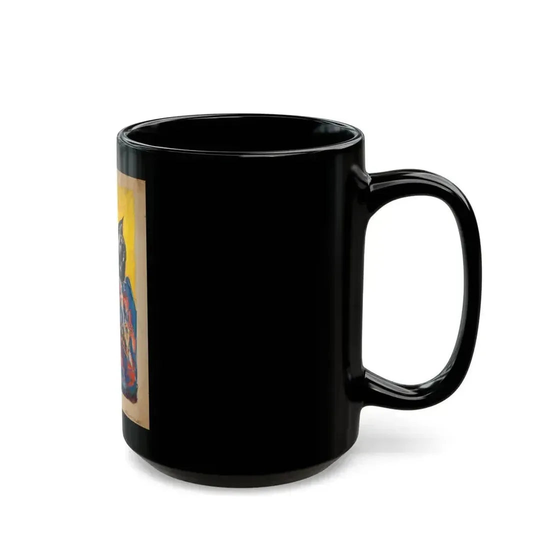 Five story illustrations (4) - Black Coffee Mug - Go Mug Yourself