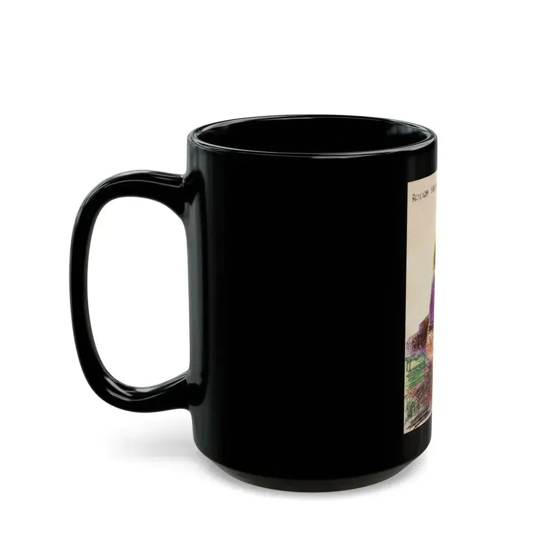 Five story illustrations (5) - Black Coffee Mug - Go Mug Yourself