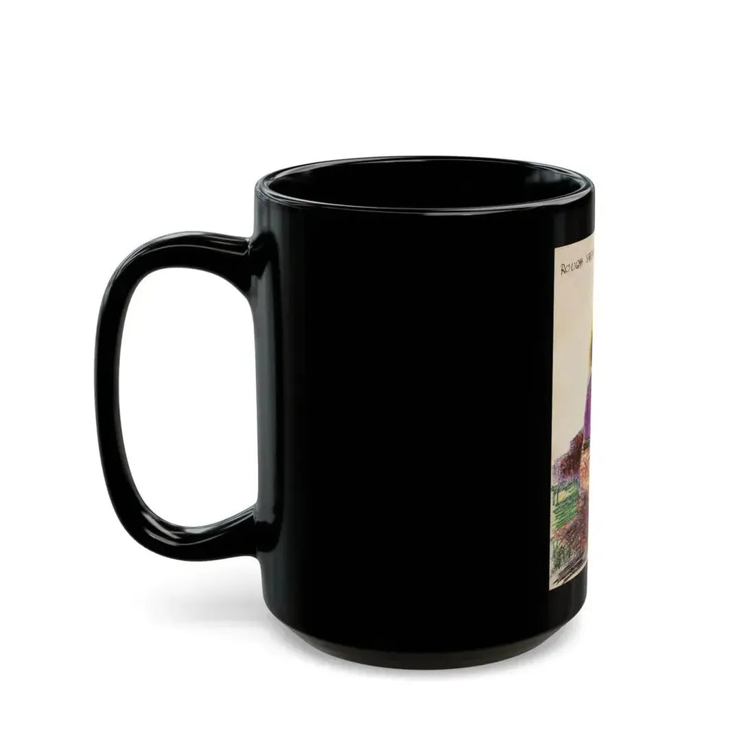 Five story illustrations (5) - Black Coffee Mug - Go Mug Yourself