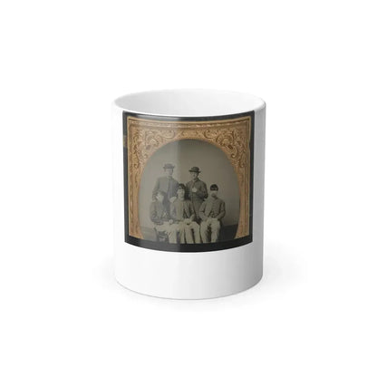 Five Unidentified Soldiers in Union Uniforms (U.S. Civil War) Color Changing Coffee Mug 11oz Default Title 11oz - Go Mug Yourself