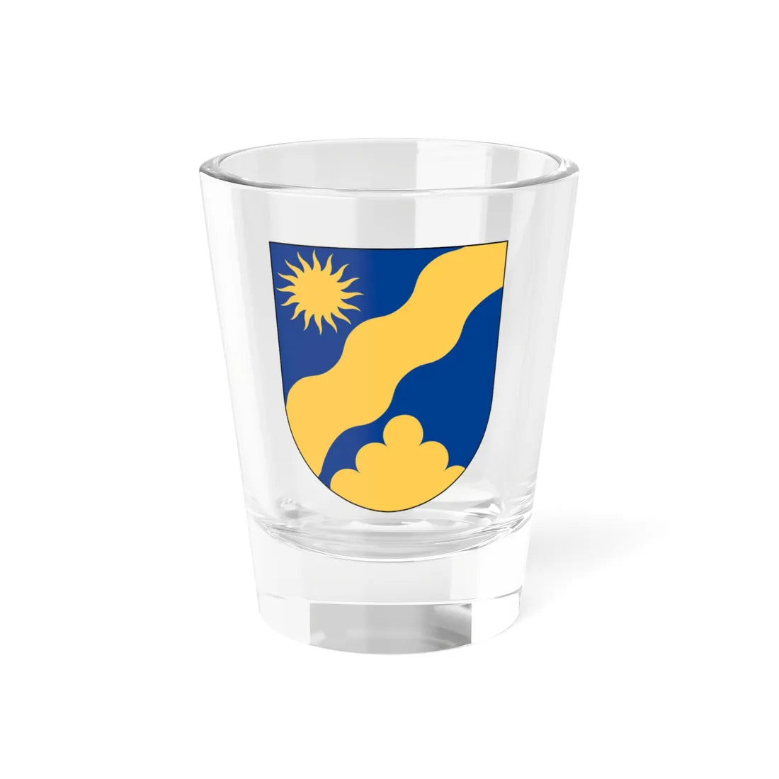 Fjällsjö vapen (Sweden) (Coat of Arms) Shot Glass 1.5oz 1.5oz - Go Mug Yourself